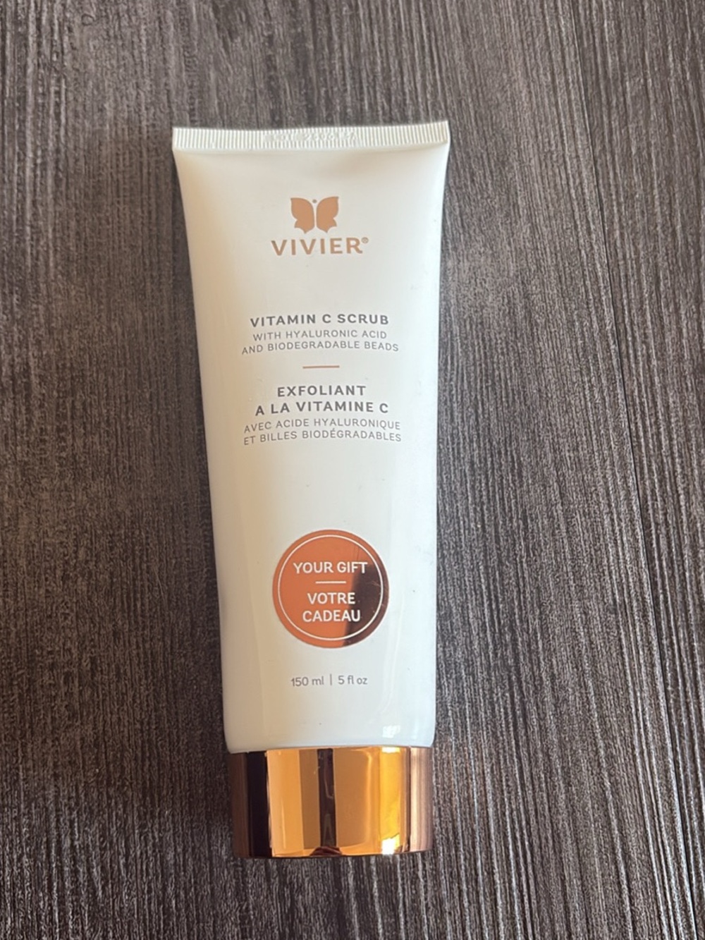 ViVI Vitamin C Scrub - White with Rose Gold Cap